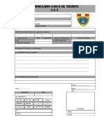 Formulario Unico de Tramite F.U.T.: Sd.F.Gral Sd. A. Tec. Biblioteca Ases - Leng. SD - Adm