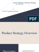 (2020) Product Management. Building A Product Strategy - Teg Grenager