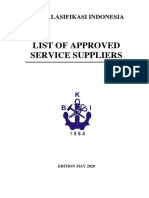 393028list of Approved Service Supplier Rev - 12 (Edisi Mei 2020) PDF