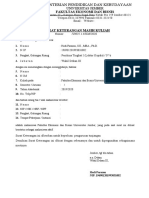 Format Surat Keterangan Masih Kuliah-Tunjangan