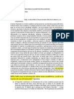 Examen Final de Alfabetización Académica