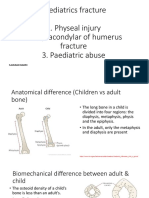 Paediatrics Fracture 1. Physeal Injury 2. Supracondylar of Humerus Fracture 3. Paediatric Abuse