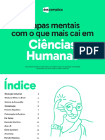 Mapas mentais sobre História e Ciências Humanas