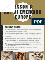 Arts of Emerging Europe