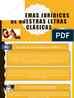 Problemas Jurídicos en Letras Clásicas