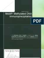 Medip: Methylated Dna Immunoprecipitation: Edgar Steven C