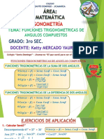 Funciones Trigonometricas de Angulos Compuestos PDF