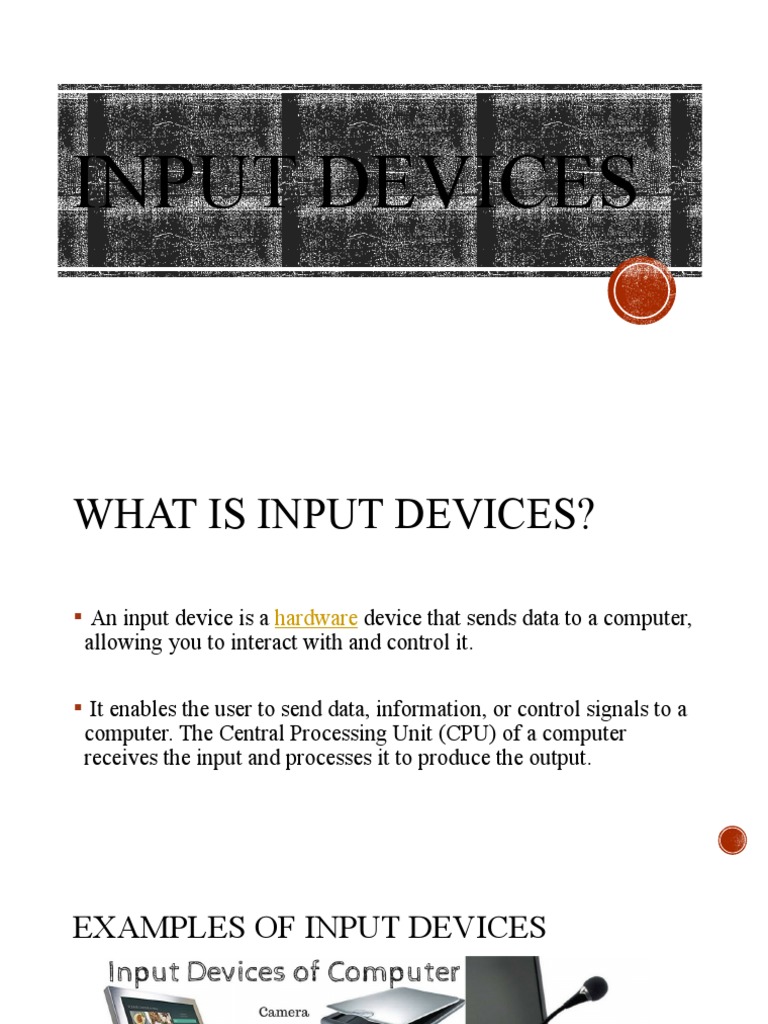 Input Devices PDF