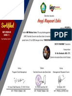 E-Certificate MRF Webinar Series 11