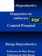 DX Embarazo, Riesgo Reproductivo y Control Prenatal