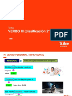 VERBO III (Clasificación 2)