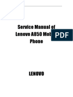 Lenovo A850 Maintenance Manual v1.0