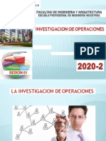 Sesion - 1 Investigacion de Operaciones PDF