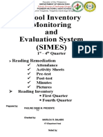 School Inventory Monitoring and Evaluation System (Simes) : Reading Remediation