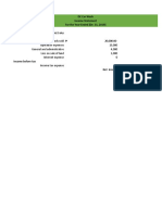 Single Step Income Statement 2.0