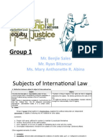 Report On Public International Law by Nachura