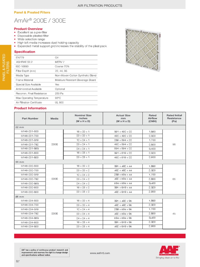 AmAir® 200E 300E | PDF