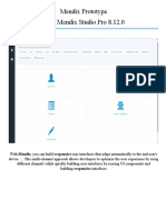 Mendix Prototype IDE: Mendix Studio Pro 8.12.0