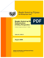 Bangko Sentral NG Pilipinas Modernization: A Policy Perspective
