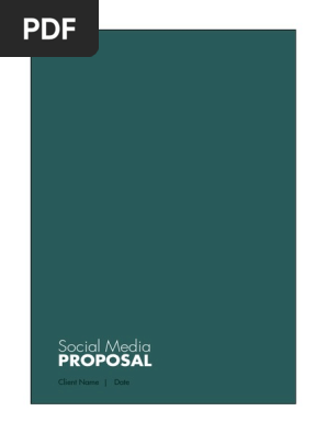 Social Media Proposal