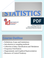 Statistics Introduction PDF
