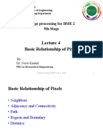 Basic Relationship of Pixels: Image Processing For BME 2 5th Stage
