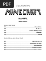 Minecraft Manual