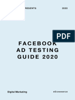 Facebook Ad Testing GUIDE 2020: Netsphere Presents 2020