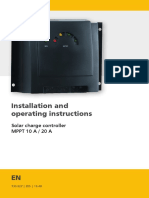 Solar Charger Controller - PT-20-10 Manual