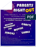 Parents Night Out Poster