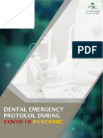 Pandemic: Dental Emergency Protocol During