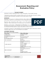 Assessment Reporting and Evaluation Policy 2b708mc