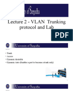 2 - Lecture - VLAN Trunking Protocol and Lab