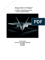 The Design of The F-22 Raptor