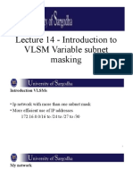 14 - Lecture - Introduction To VLSM Variable Subnet Masking