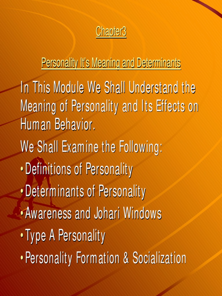 Understanding Personality: Meaning & Factors | PDF | Socialization ...