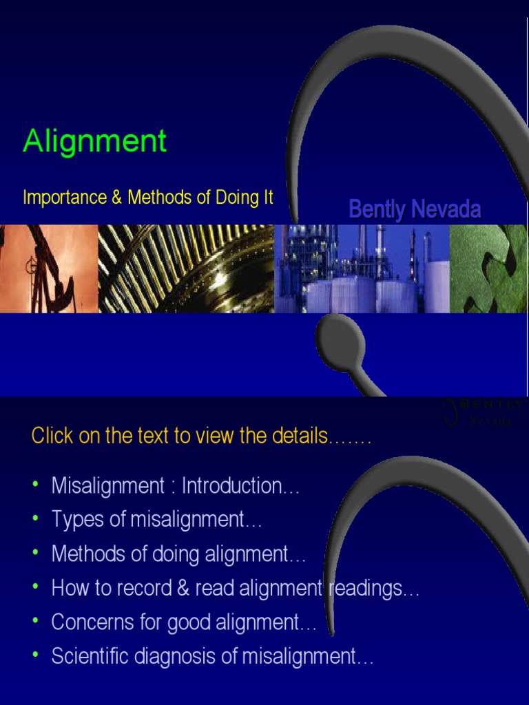 Misalignment: Causes, Effects & Alignment Methods | PDF | Bearing ...