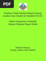 Panduan Analisis Item Sekolah Pdf