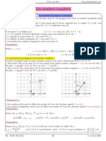 Nombres Complexes 1 Resume de Cours 1