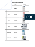 Product List Mega Global Pratama