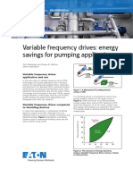 Variable Frequency Drives: Energy Savings For Pumping Applications