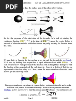 MAT130.5 (MTM) Handout #10 - Surface Area, Spring 2020