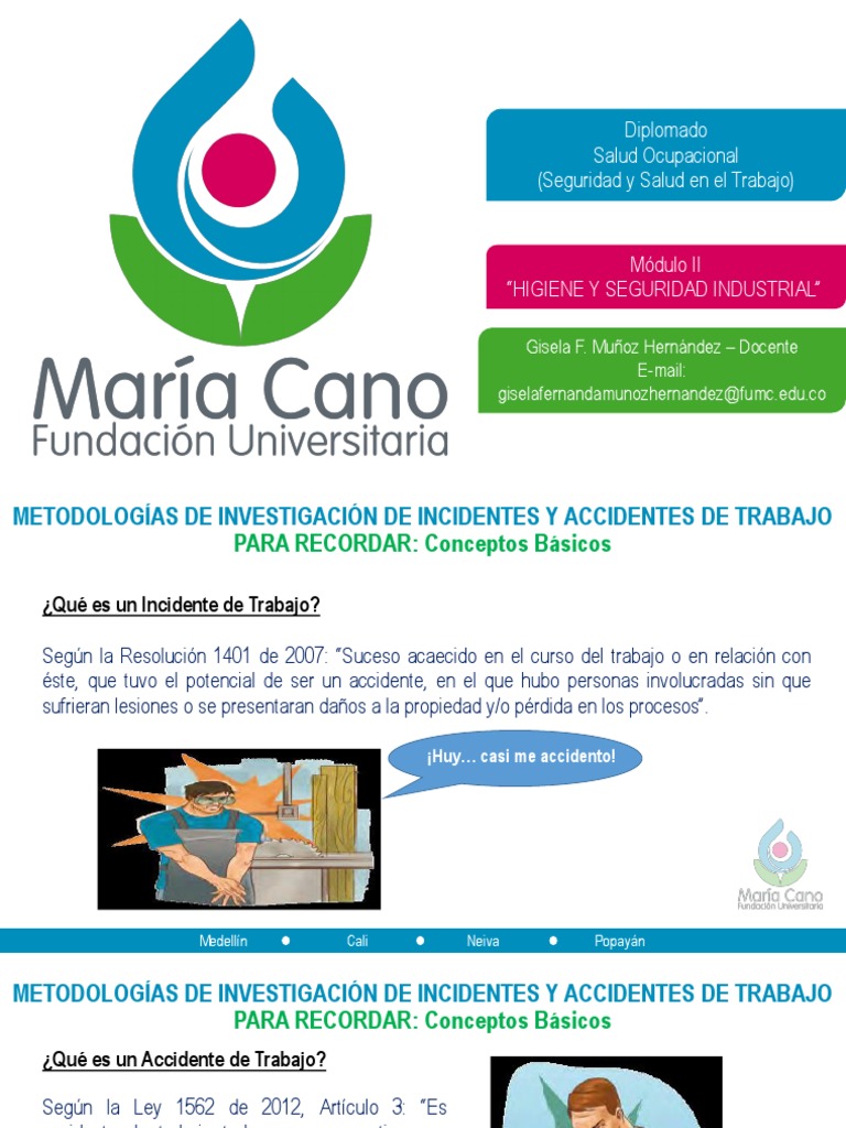 Metodologías Para La Investigación De Incidentes Y Accidentes De