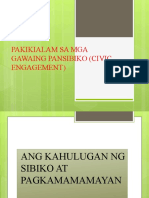 Pakikialam Sa Mga Gawaing Pansibiko (Civic Engagement
