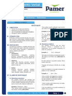 Razonamiento Verbal - 1 - Sinónimos - Antónimos PAMER PDF