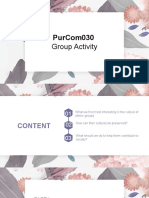 Purcom030: Group Activity