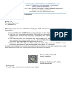 Pemberitahuan TTG FRS Online Dan MK UPMB Yg Mengulang PDF