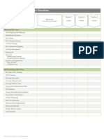 Order Fulfillment Services Checklist Form