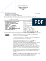 Singapore: Basel Convention Country Fact Sheet