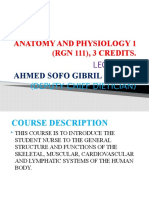 Anatomy and Physiology 1 (P.P.)